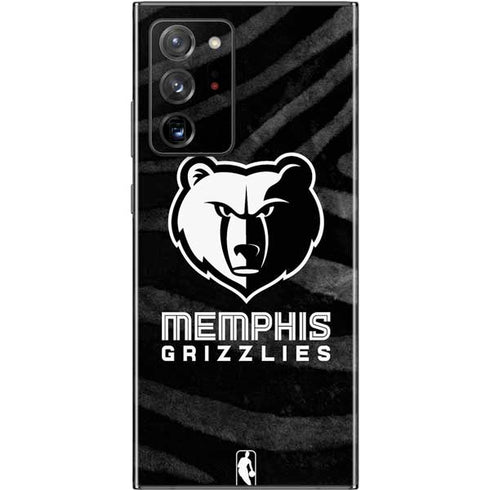 NBA Memphis Grizzlies Black Animal Print Galaxy Note20 Ultra 5G Skin