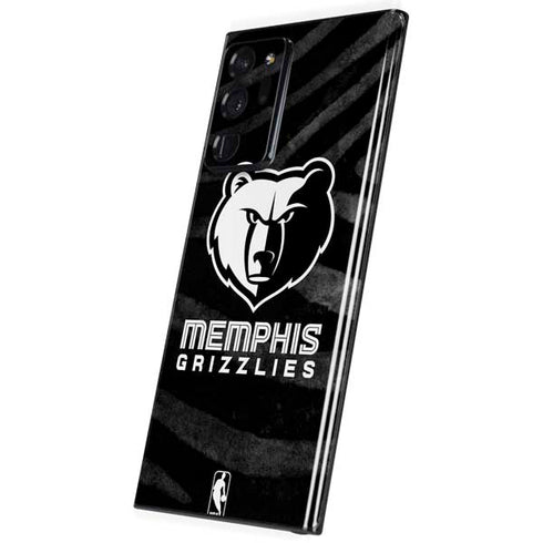 NBA Memphis Grizzlies Black Animal Print Galaxy Note20 Ultra 5G Skin