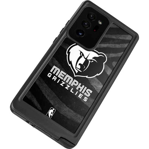 NBA Memphis Grizzlies Black Animal Print Galaxy Note20 Ultra 5G Waterproof Case