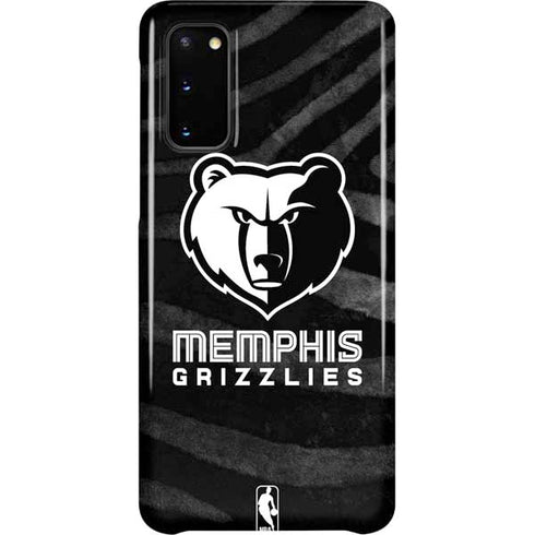 NBA Memphis Grizzlies Black Animal Print Galaxy S20 Lite Case