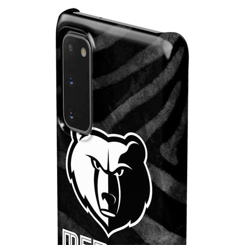 NBA Memphis Grizzlies Black Animal Print Galaxy S20 Lite Case