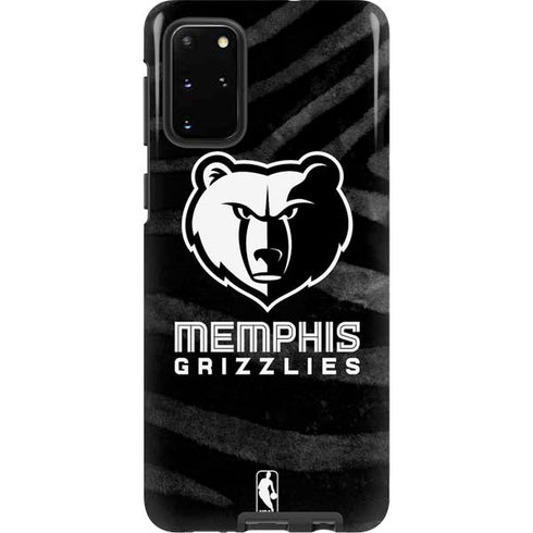 NBA Memphis Grizzlies Black Animal Print Galaxy S20 Plus Pro Case