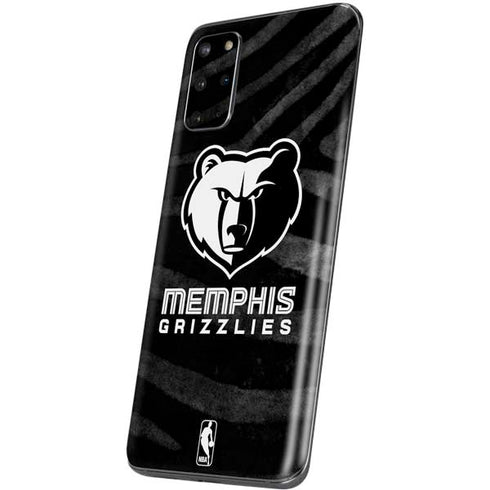 NBA Memphis Grizzlies Black Animal Print Galaxy S20 Plus Skin