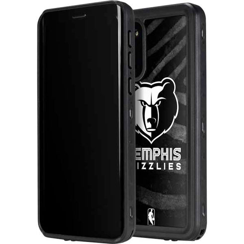 NBA Memphis Grizzlies Black Animal Print Galaxy S20 Plus Waterproof Case