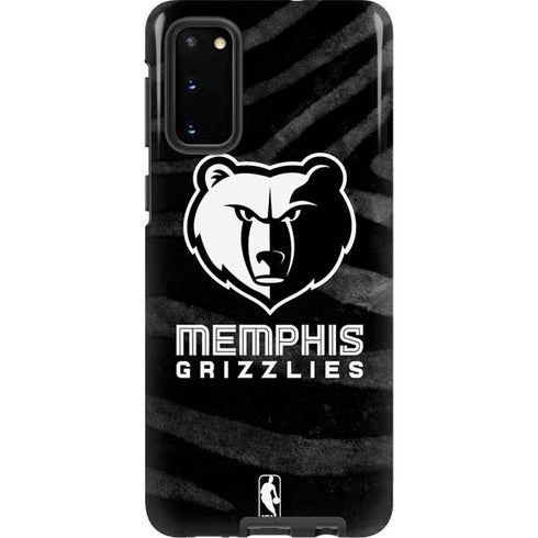 NBA Memphis Grizzlies Black Animal Print Galaxy S20 Pro Case