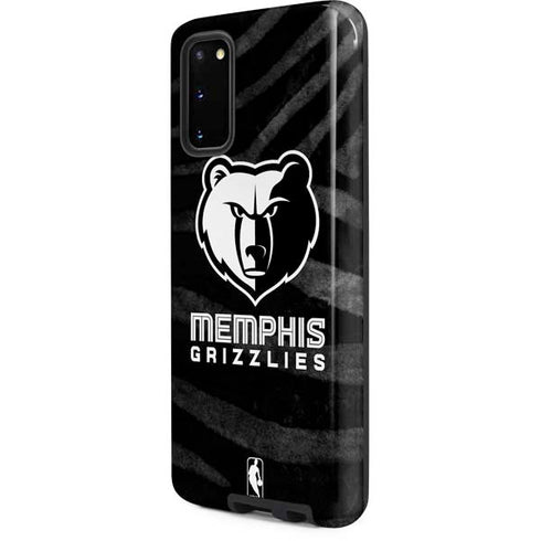 NBA Memphis Grizzlies Black Animal Print Galaxy S20 Pro Case