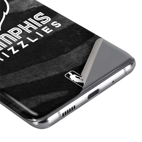 NBA Memphis Grizzlies Black Animal Print Galaxy S20 Skin