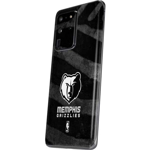 NBA Memphis Grizzlies Black Animal Print Galaxy S20 Ultra 5G Skin