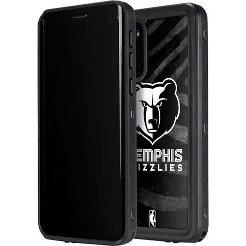 NBA Memphis Grizzlies Black Animal Print Galaxy S20 Waterproof Case