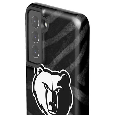 NBA Memphis Grizzlies Black Animal Print Galaxy S21 5G Pro Case