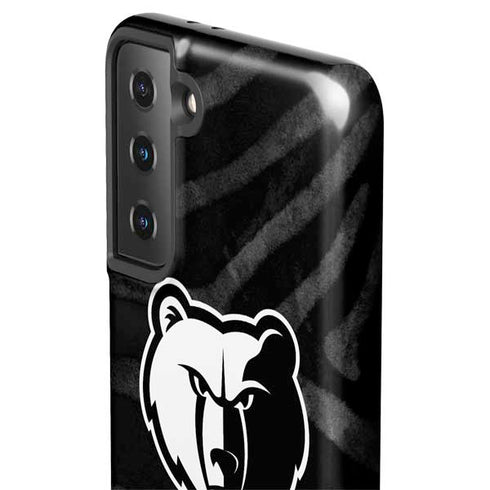 NBA Memphis Grizzlies Black Animal Print Galaxy S21 FE Pro Case