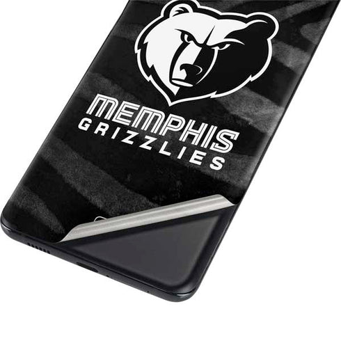 NBA Memphis Grizzlies Black Animal Print Galaxy S21 Plus 5G Skin