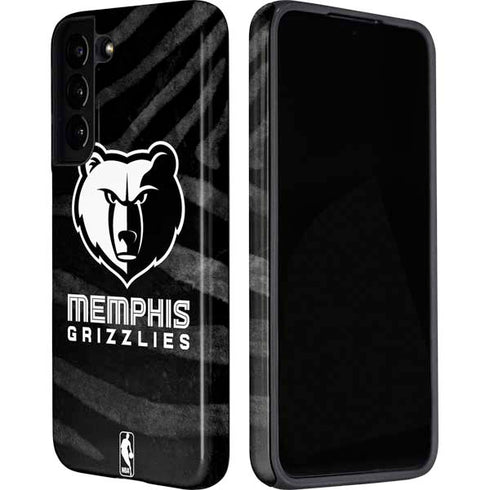 NBA Memphis Grizzlies Black Animal Print Galaxy S22 Plus Pro Case
