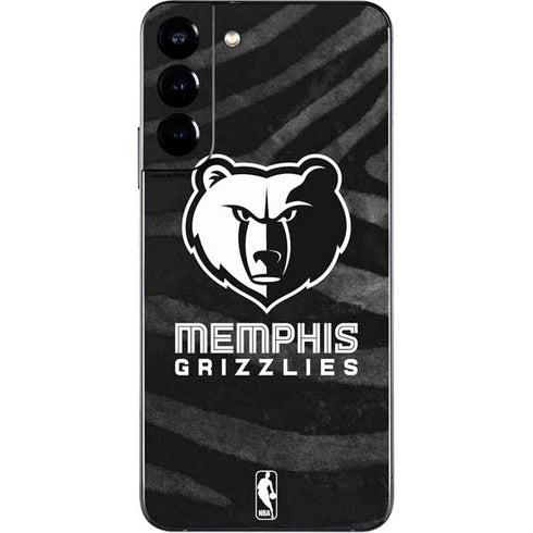 NBA Memphis Grizzlies Black Animal Print Galaxy S22 Plus Skin