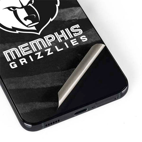 NBA Memphis Grizzlies Black Animal Print Galaxy S22 Plus Skin
