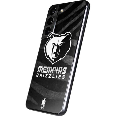 NBA Memphis Grizzlies Black Animal Print Galaxy S22 Skin