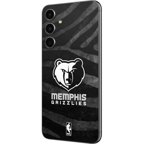 NBA Memphis Grizzlies Black Animal Print Galaxy S23 FE Skin