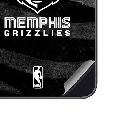 NBA Memphis Grizzlies Black Animal Print Galaxy S23 FE Skin