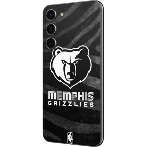 NBA Memphis Grizzlies Black Animal Print Galaxy S23 Plus Skin