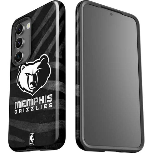 NBA Memphis Grizzlies Black Animal Print Galaxy S23 Pro Case