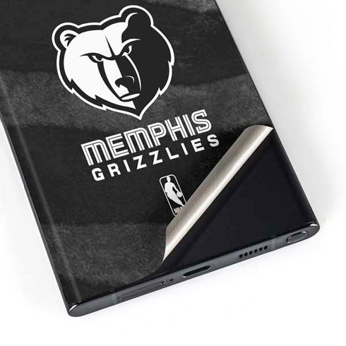 NBA Memphis Grizzlies Black Animal Print Galaxy S23 Ultra Skin