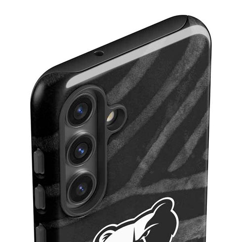 NBA Memphis Grizzlies Black Animal Print Galaxy S24 Plus Impact Case