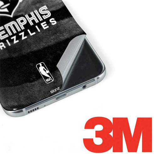 NBA Memphis Grizzlies Black Animal Print Galaxy S8 Skin