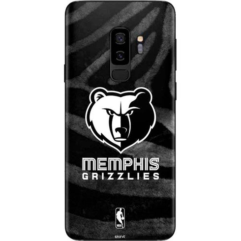 NBA Memphis Grizzlies Black Animal Print Galaxy S9 Plus Skin