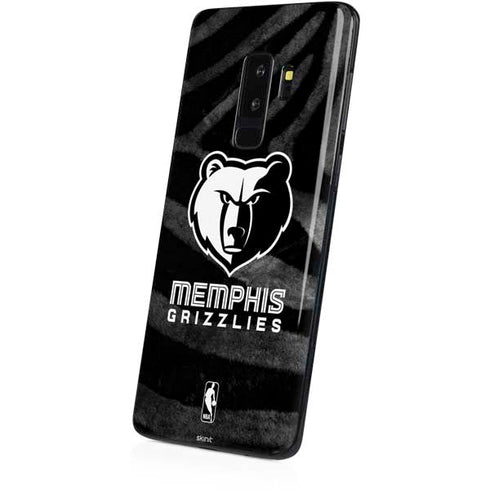 NBA Memphis Grizzlies Black Animal Print Galaxy S9 Plus Skin