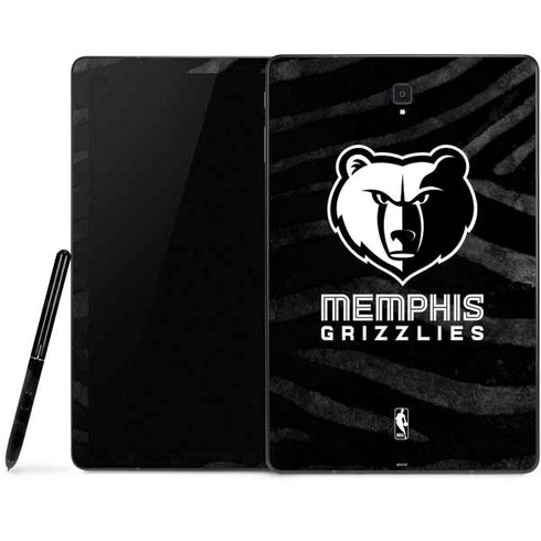 NBA Memphis Grizzlies Black Animal Print Samsung Galaxy Tab Skin
