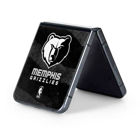 NBA Memphis Grizzlies Black Animal Print Galaxy Z Flip5 5G Skin