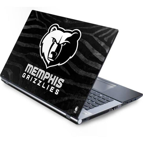 NBA Memphis Grizzlies Black Animal Print Generic Laptop Skin