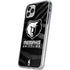 NBA Memphis Grizzlies Black Animal Print iPhone 11 Pro Clear Case