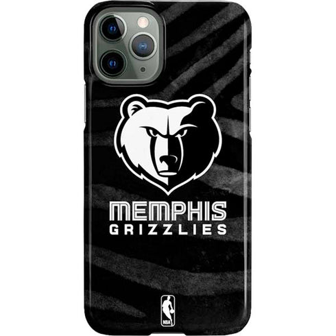 NBA Memphis Grizzlies Black Animal Print iPhone 11 Pro Lite Case
