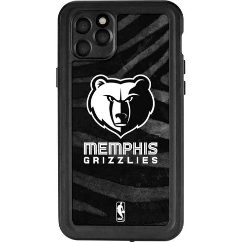NBA Memphis Grizzlies Black Animal Print iPhone 11 Pro Max Waterproof Case