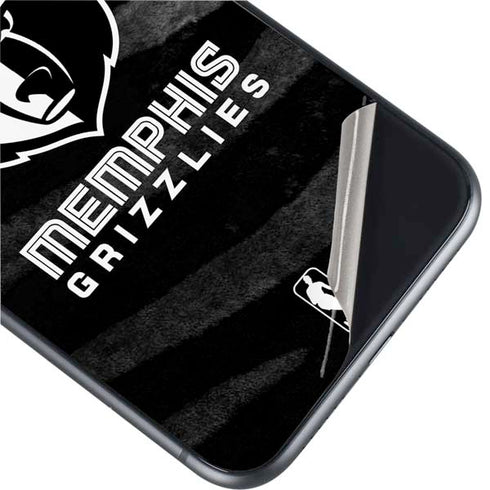 NBA Memphis Grizzlies Black Animal Print iPhone 11 Skin