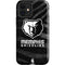 NBA Memphis Grizzlies Black Animal Print iPhone 12 Impact Case