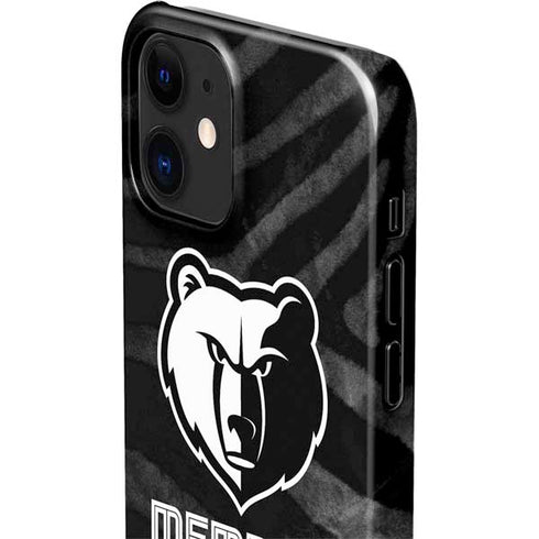NBA Memphis Grizzlies Black Animal Print iPhone 12 Mini Lite Case