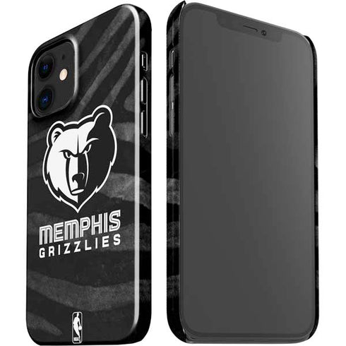 NBA Memphis Grizzlies Black Animal Print iPhone 12 Mini Lite Case