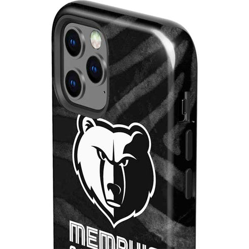 NBA Memphis Grizzlies Black Animal Print iPhone 12 Pro Impact Case