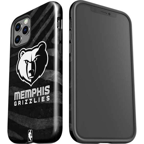 NBA Memphis Grizzlies Black Animal Print iPhone 12 Pro Max Impact Case