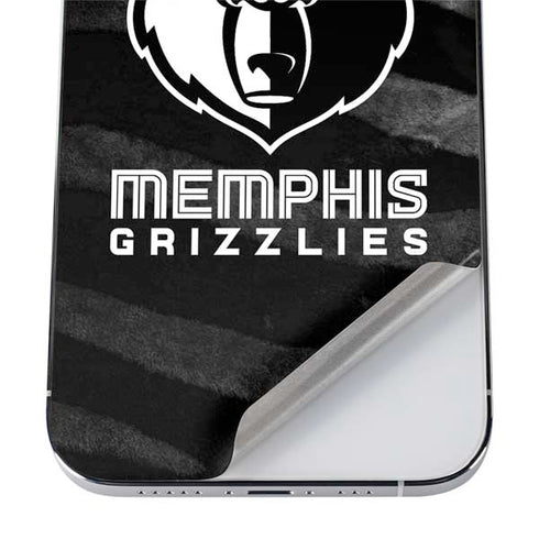 NBA Memphis Grizzlies Black Animal Print iPhone 12 Pro Skin