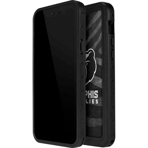 NBA Memphis Grizzlies Black Animal Print iPhone 12 Pro Waterproof Case
