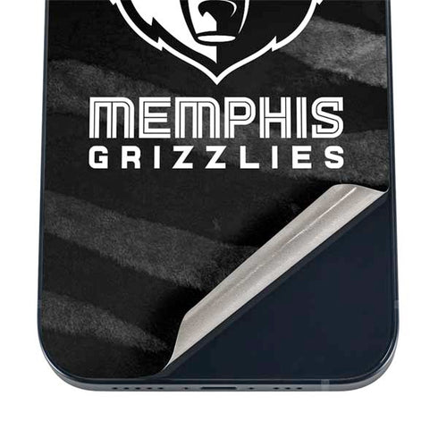 NBA Memphis Grizzlies Black Animal Print iPhone 12 Skin