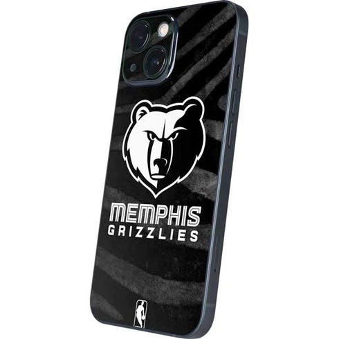 NBA Memphis Grizzlies Black Animal Print iPhone 13 Mini Skin