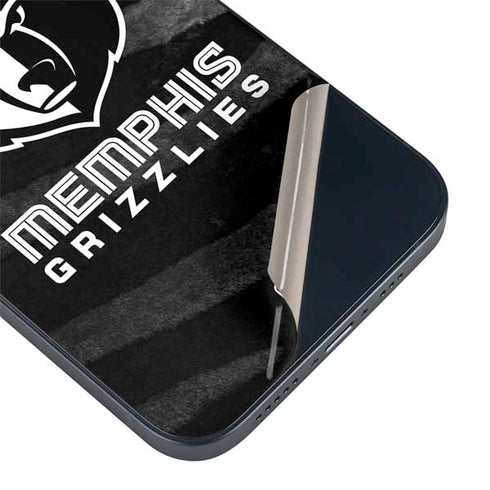 NBA Memphis Grizzlies Black Animal Print iPhone 13 Mini Skin