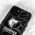 NBA Memphis Grizzlies Black Animal Print iPhone 13 Mini Waterproof Case