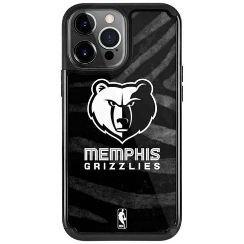 NBA Memphis Grizzlies Black Animal Print iPhone 13 Pro Cargo Case