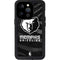 NBA Memphis Grizzlies Black Animal Print iPhone 14 Pro Waterproof Case