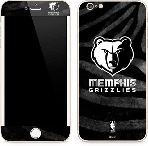 NBA Memphis Grizzlies Black Animal Print iPhone 6/6s Plus Skin